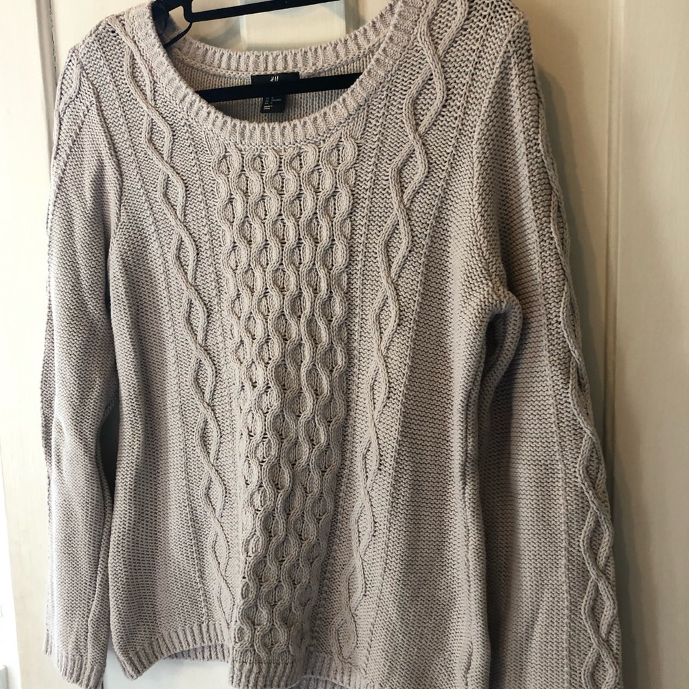Grey chunky sweater